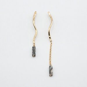 Boucles d'oreille Unda - Nero
